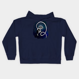 Pi the Nott-weiler in Space Kids Hoodie